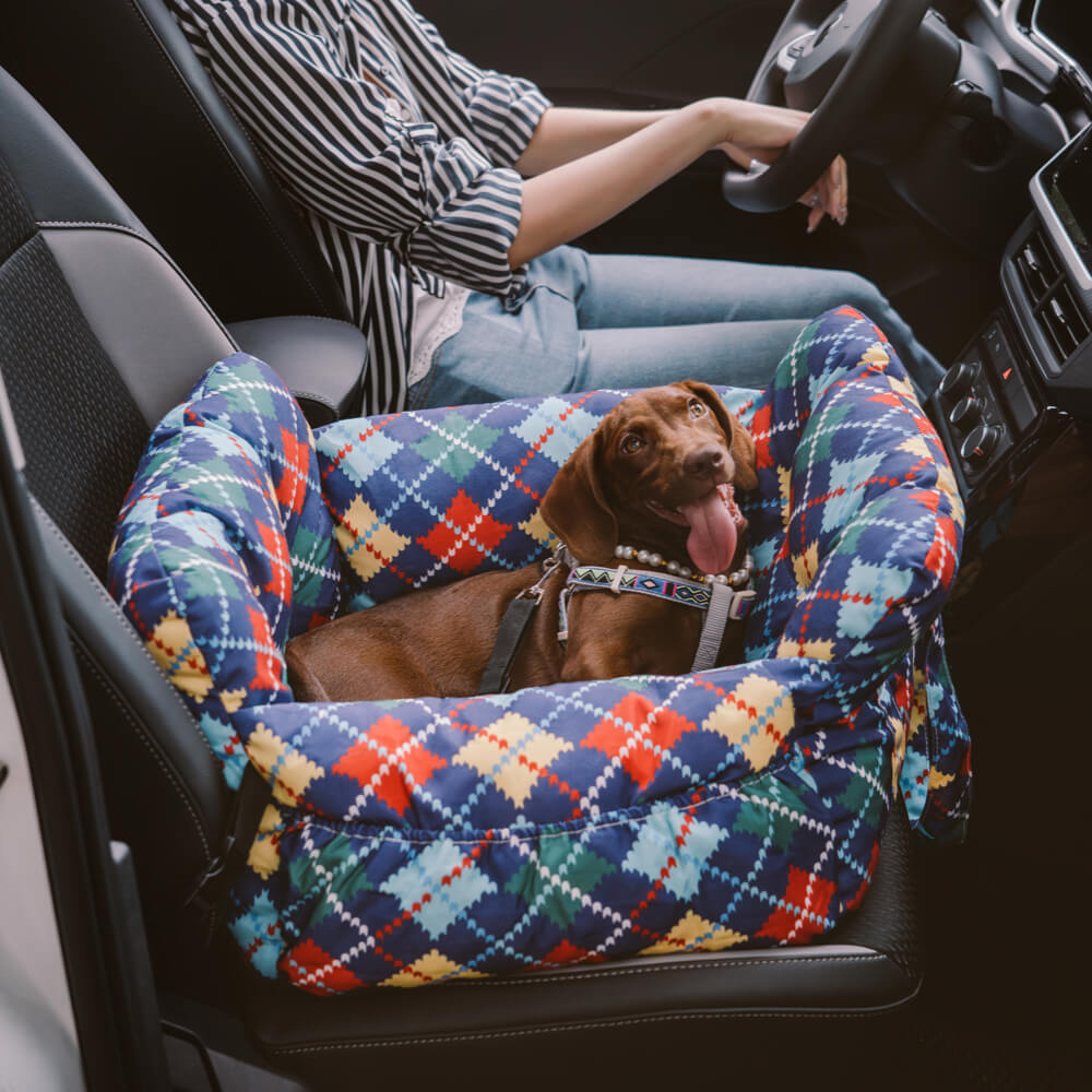 Traversin portable pour animaux de compagnie, sortie de loisirs, grand siège de voiture pour chien, lit