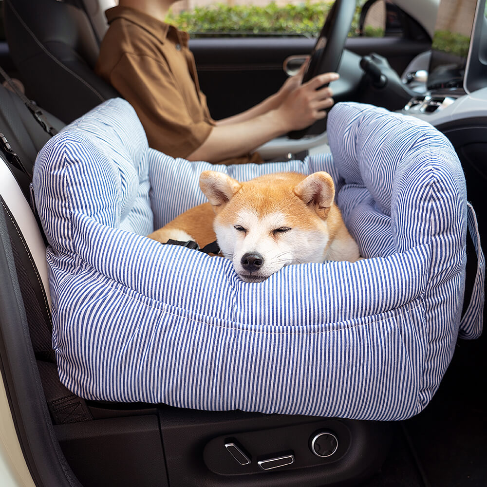 Cama portátil para asiento de coche para perros grandes con refuerzo para mascotas para excursiones de ocio