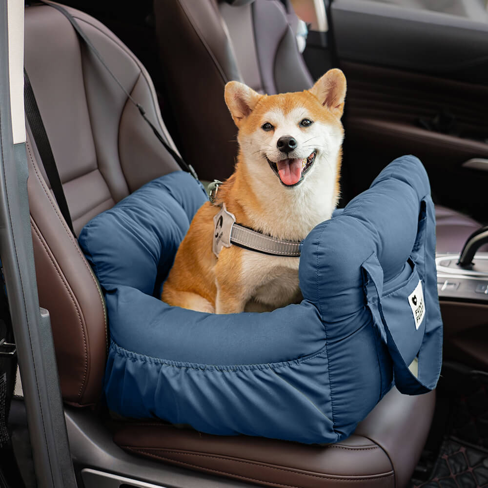 Portable Leisure Outing Pet Bolster Large Dog Car Seat Bed