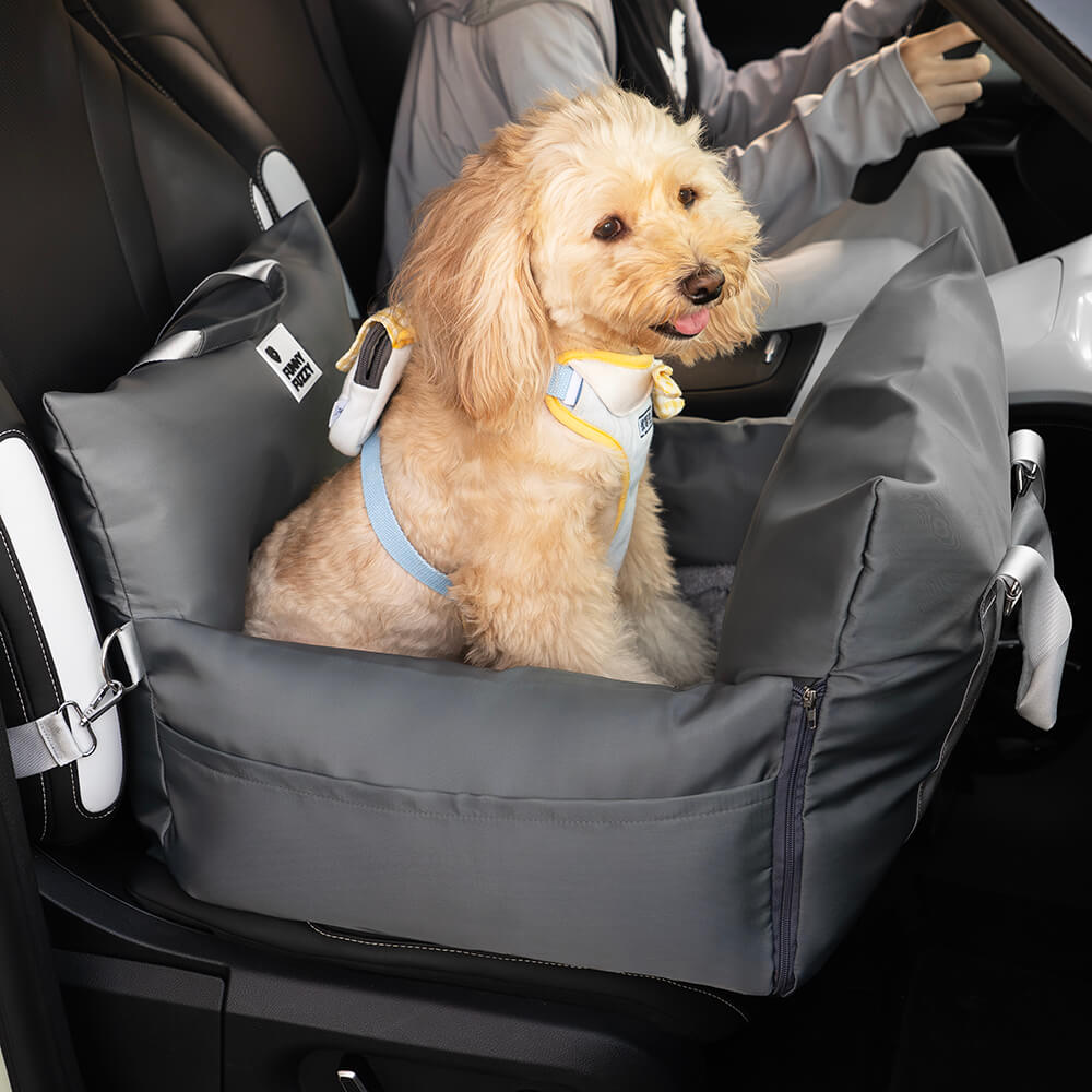 Waterproof Dog Car Seat Bed - First Class